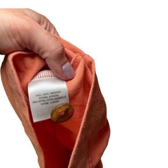 Anthropologie Short Sleeve Orange Puff Sleeve Blouse XS - Picture 10 of 12